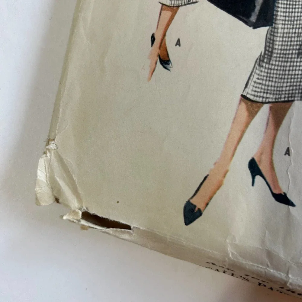 McCalls Vintage 1950's Pattern #4189 Women's 2 Piece Suit &‎ Blouse Size 18 RARE